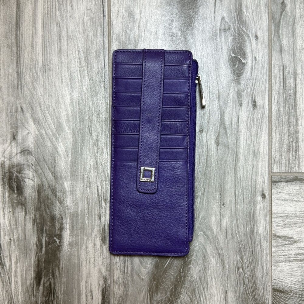 Lodis Womens Be Organize Julia Long Stacker ID & Card Wallet Purple